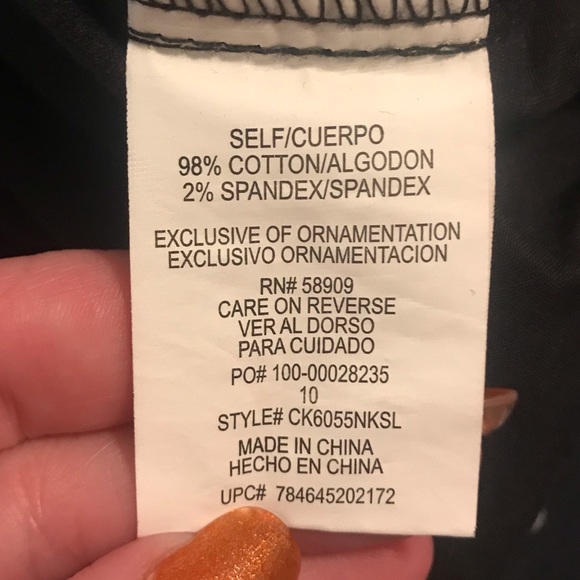 ⚜️ Copper Key Black Corduroy Pants - Picture 3 of 6